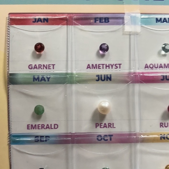 Birthstone Chart - Picture 2 of 6